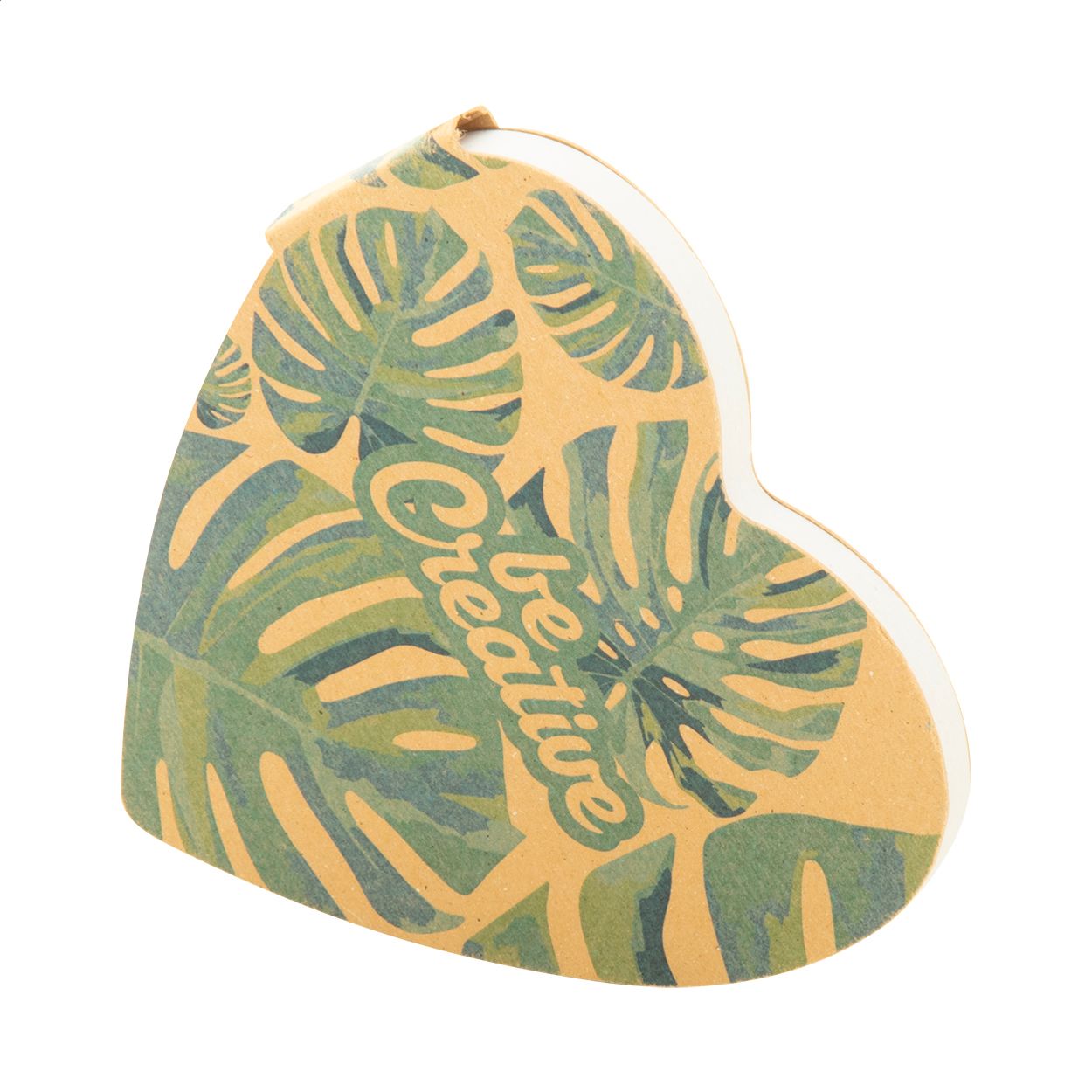 CreaStick Heart Eco Individuelle Haftnotizen - natur-223
