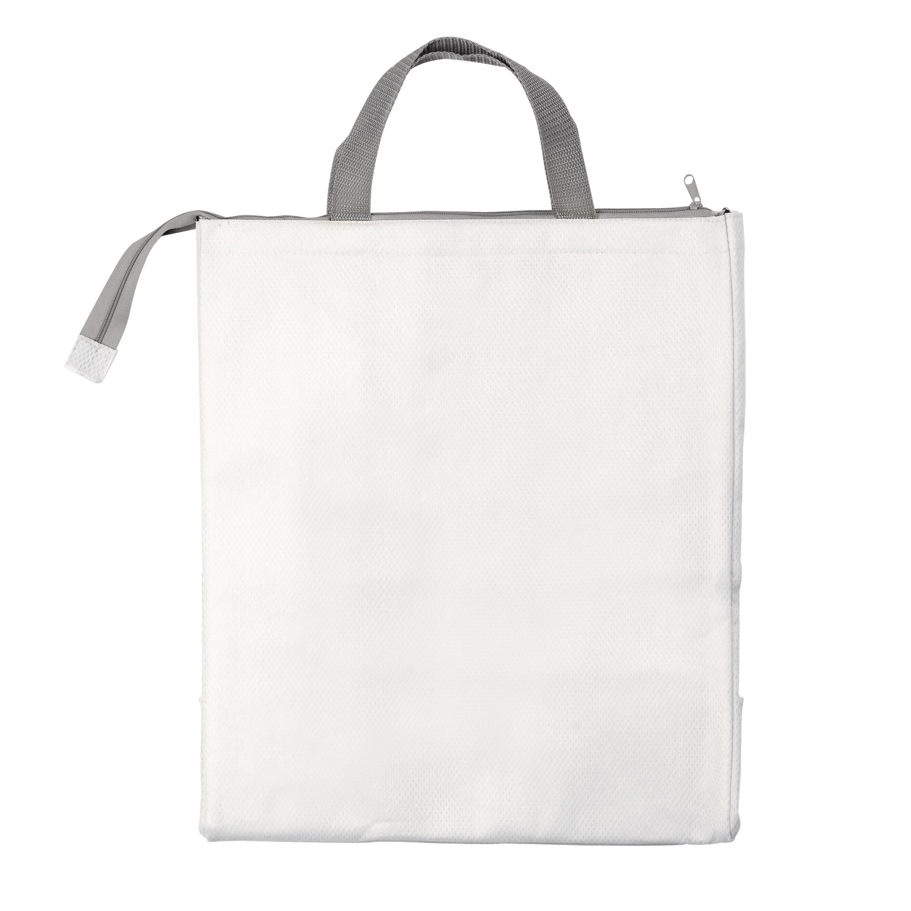 Große Kühltasche aus Non Woven 32.5 x 19.5 x 39 cm, 100 g/m² - weiss-393
