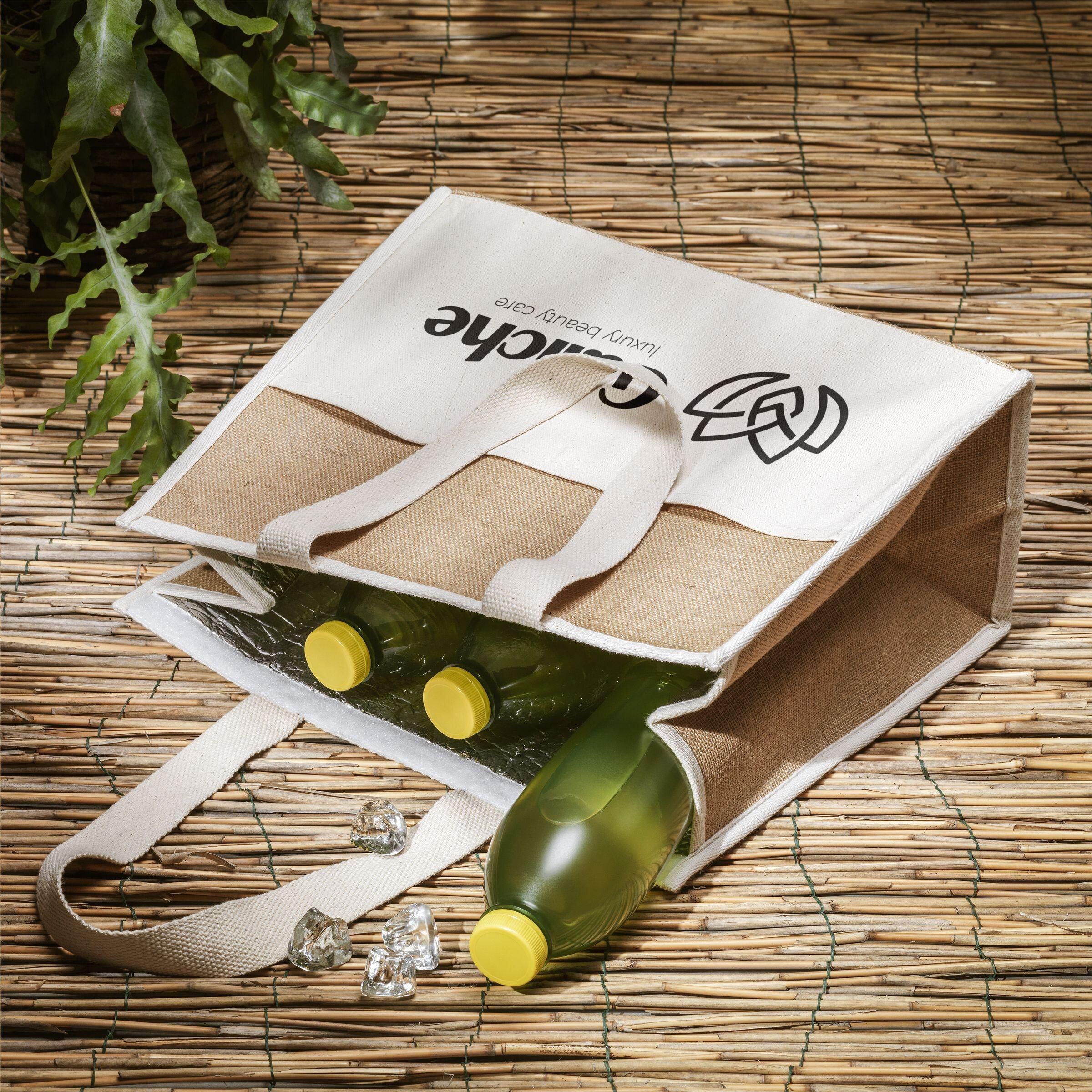 Madras Combi Cooler Einkaufstasche/Kühltasche - neutral-854