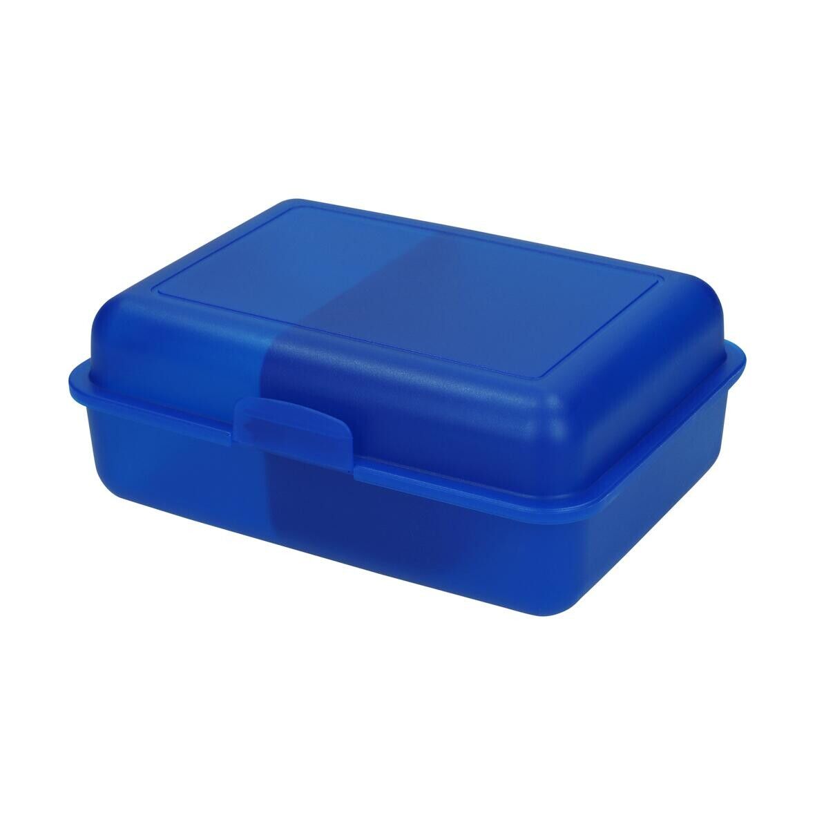 Vorratsdose School-Box groß, mit Trennschale - trend-blau PP-72