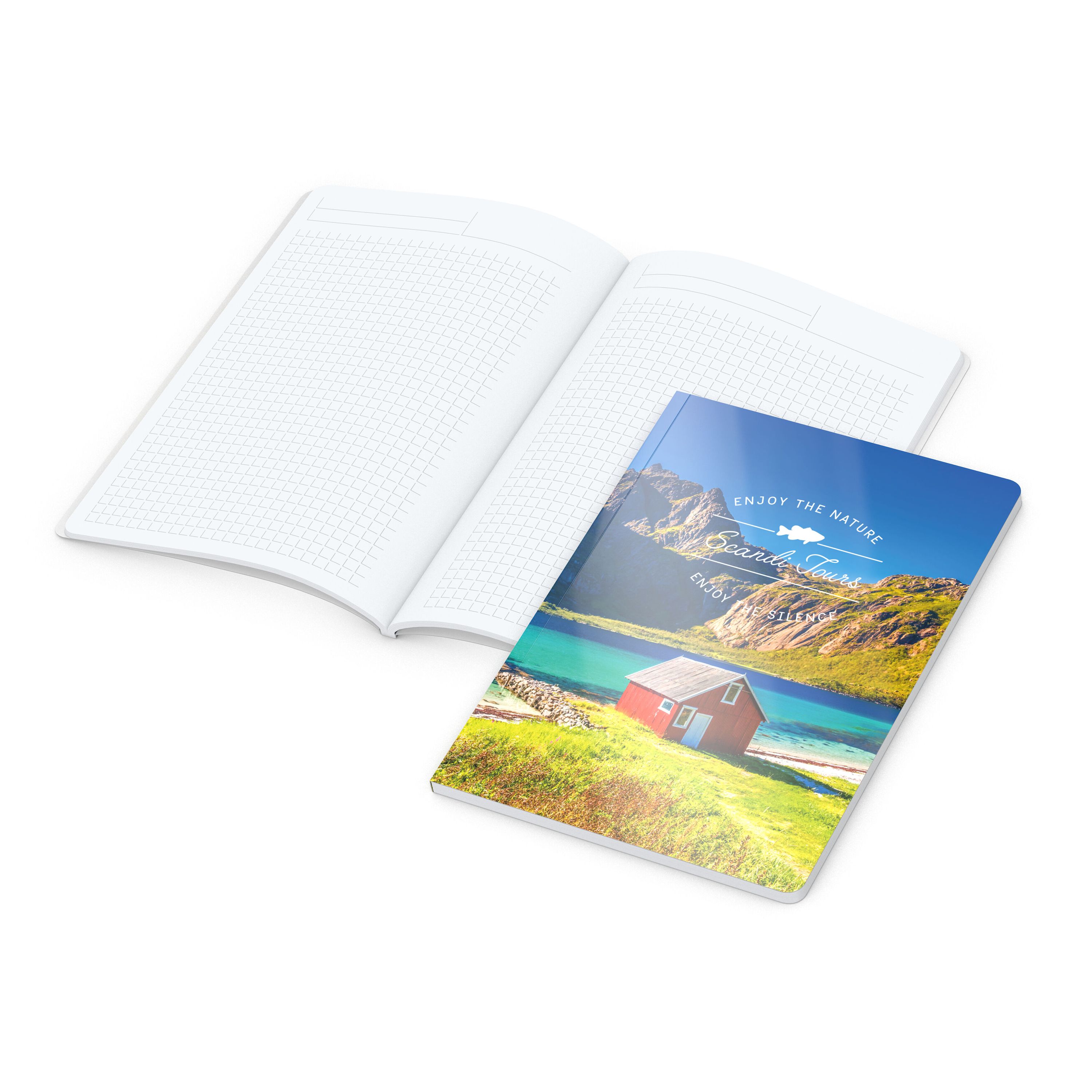Notizbuch Copy-Book, A5, Winkelkaro, matt-213
