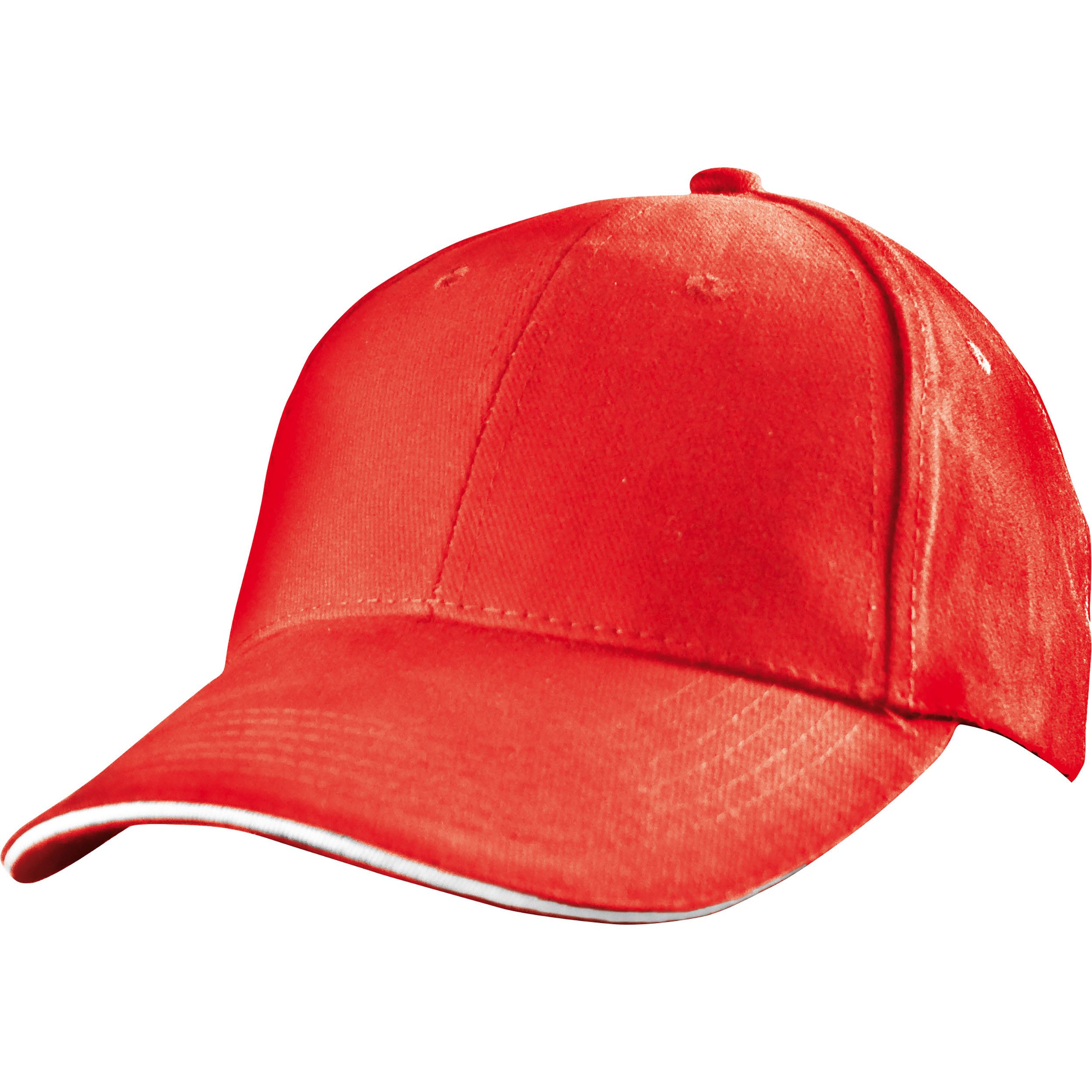 6 Panel Baseballcap San Francisco - rot-629