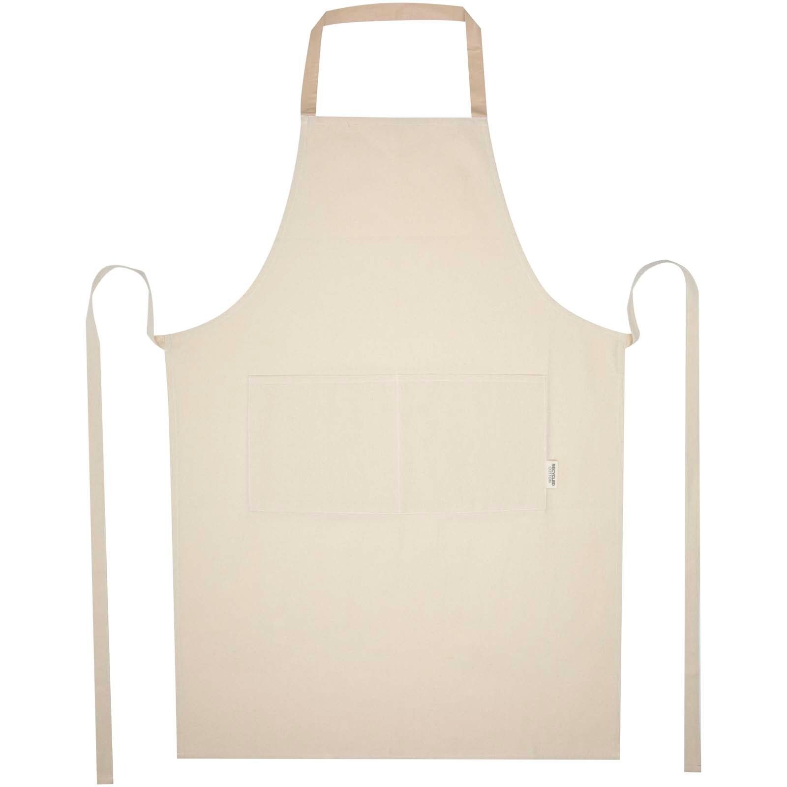 Nia 200 g/m² Schürze aus recycelter Baumwolle - oatmeal-227