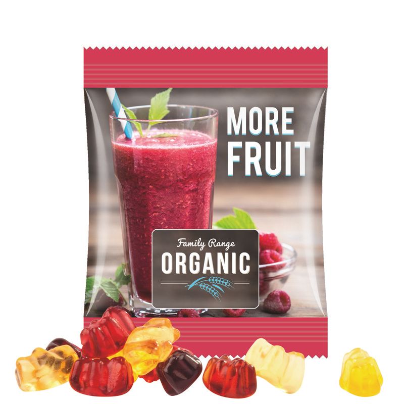 Minitüte 10 g, Folie weiß, Trolli Fruchtgummibären, 30 % Fruchtsaftqualität-443