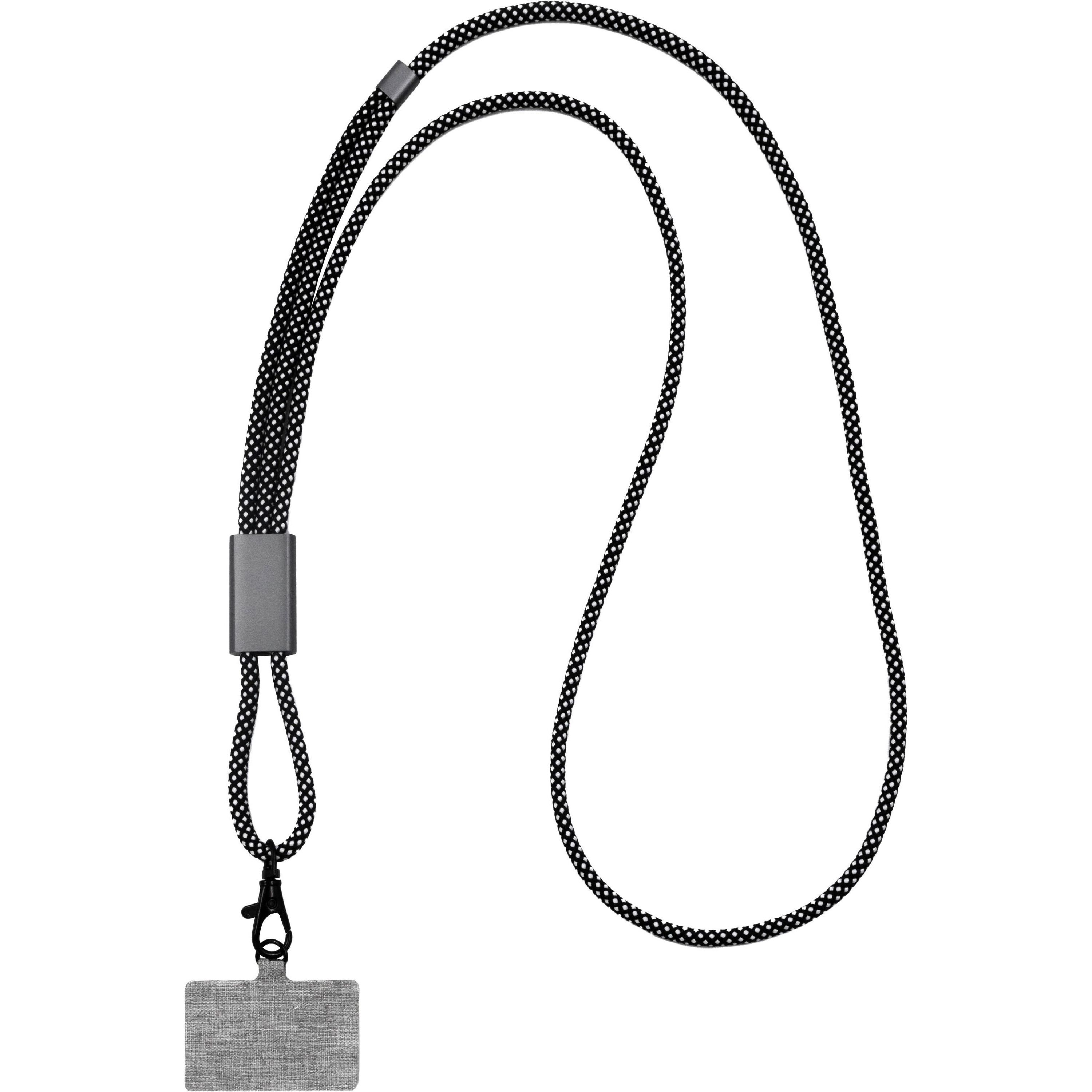 Brandcharger Lanyard Öko-Schlüsselband - stahlgrau-579