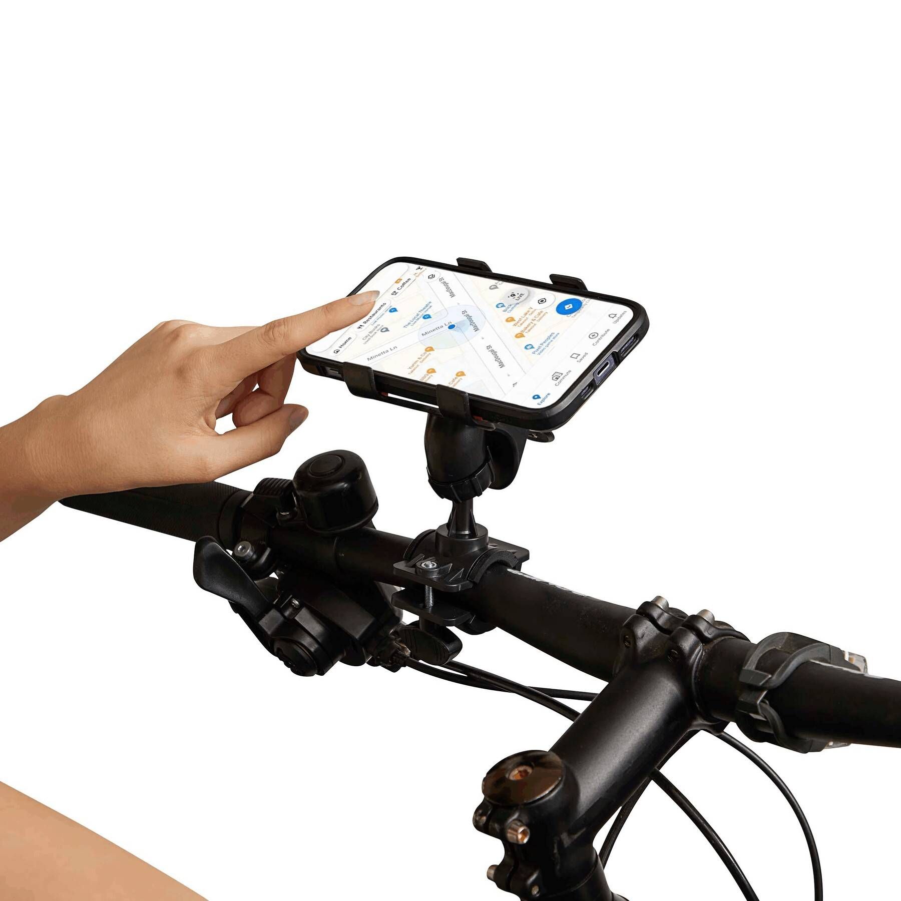 Smartphone-Halter DOWN HILL - schwarz-712