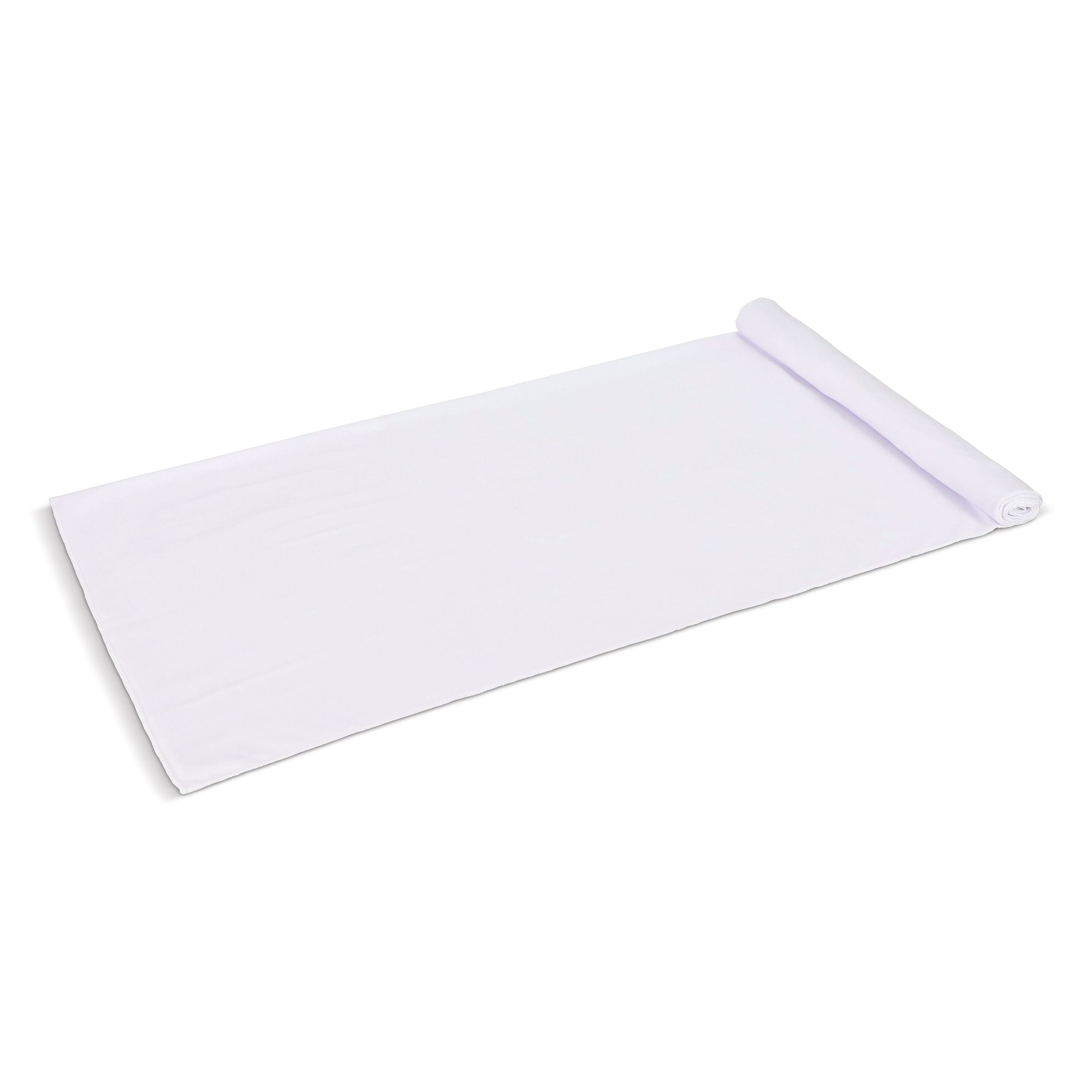 Schnelltrocknendes Handtuch 100 x 180 cm (200 g/m²) Sublimationsdruck - weiss-287