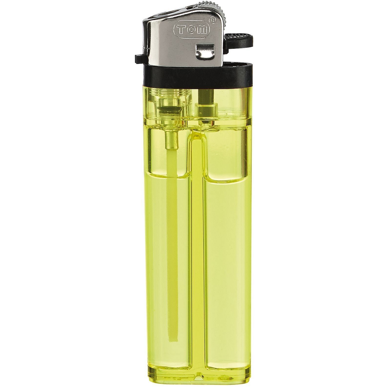 TOM® Reibradfeuerzeug NM-1 - transparent gelb-306