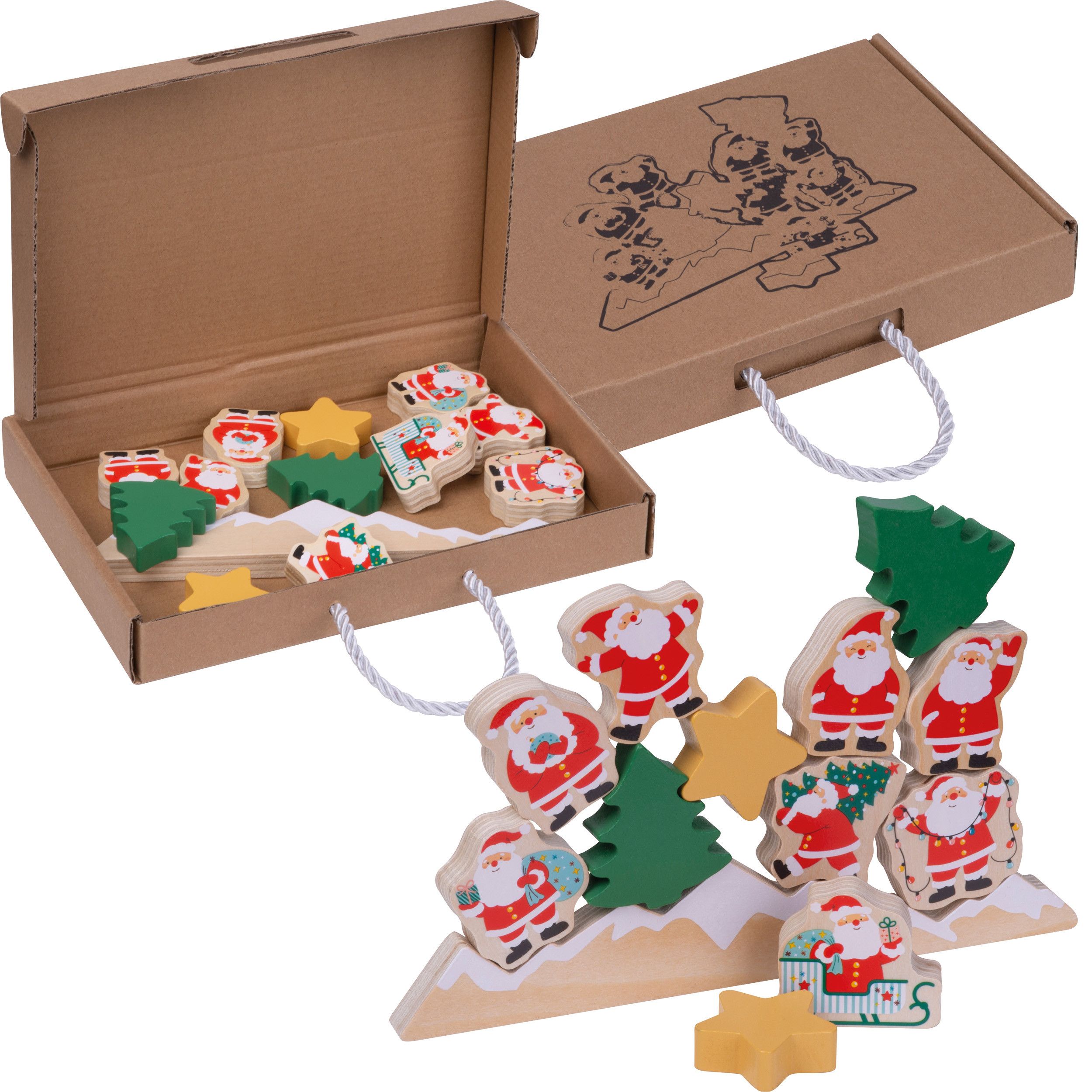Weihnachts Balance Spiel Rabelsund - beige-884