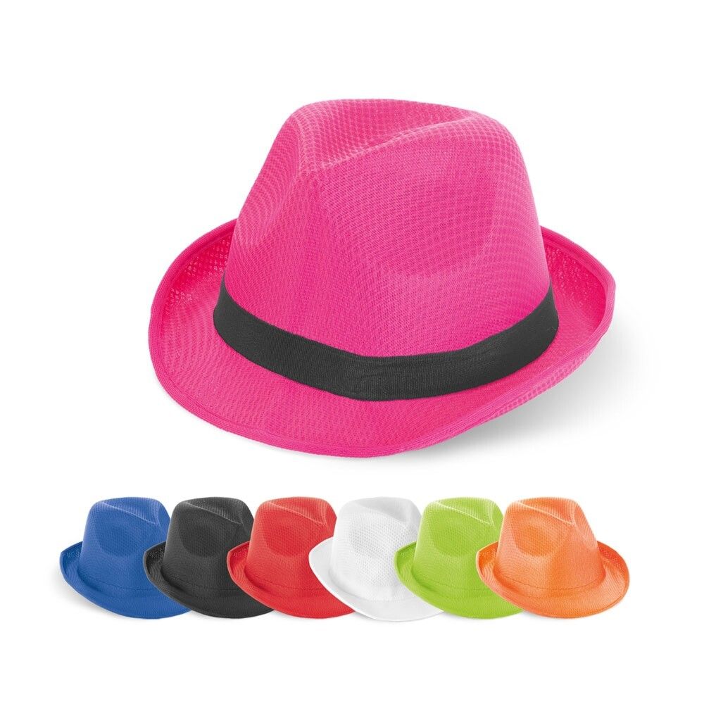 MANOLO Hut aus PP - schwarz-355