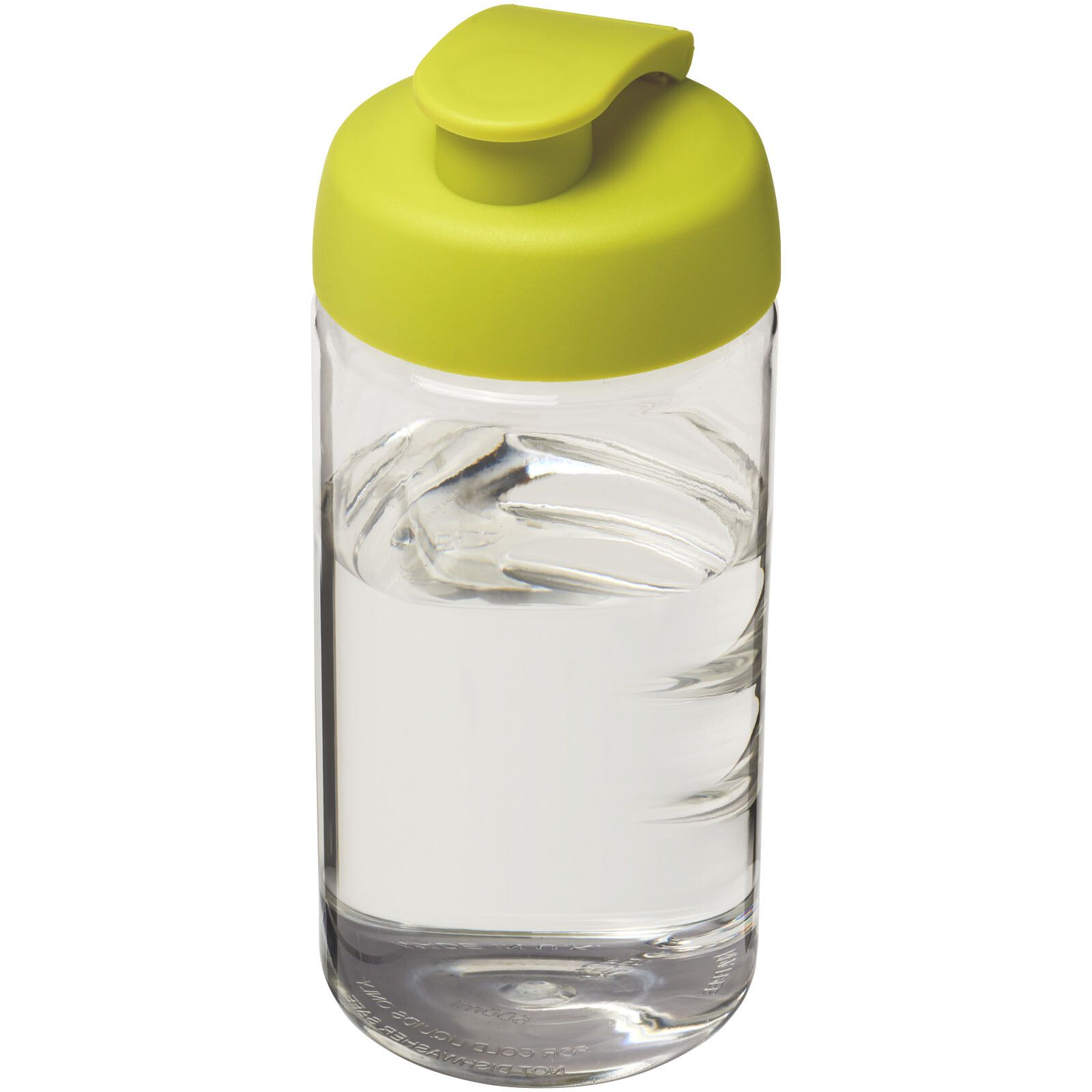 H2O Active Bop 500 ml Sportflasche mit Klappdeckel - transparent -  limone-625