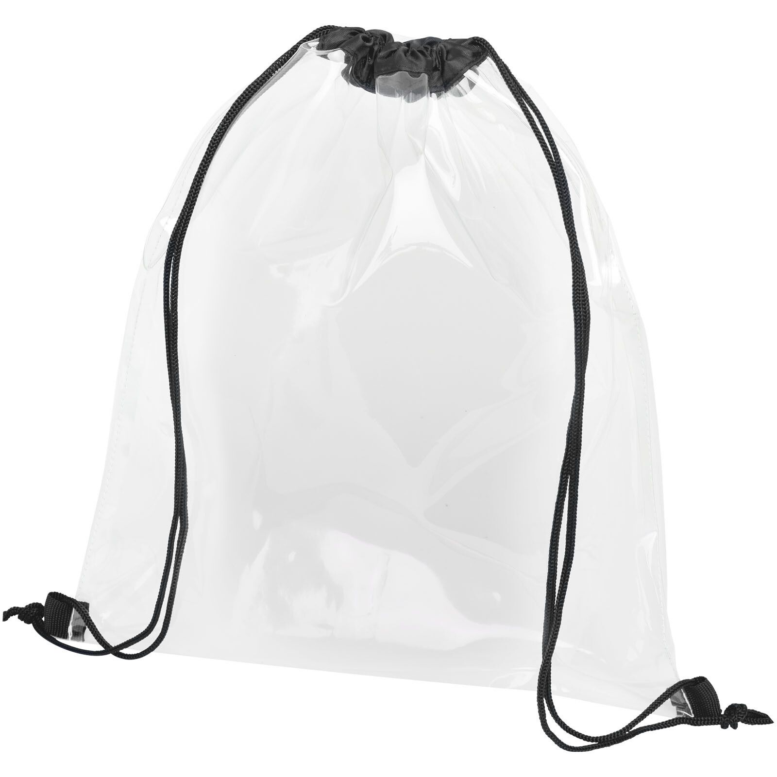 Lancaster Premium Turnbeutel 5L - schwarz -  transparent klar-331