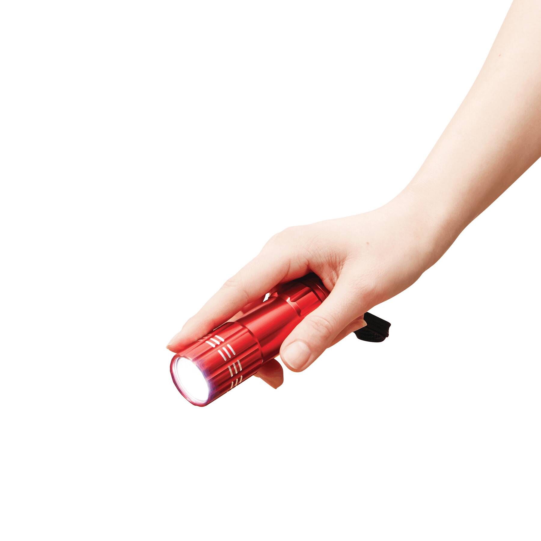 LED-Taschenlampe POWERFUL - rot-670