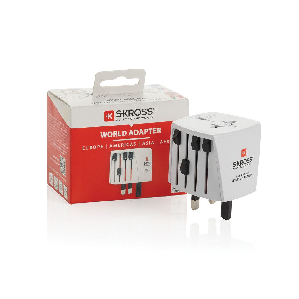 SKROSS World Travel Adapter MUV Micro - weiß-940
