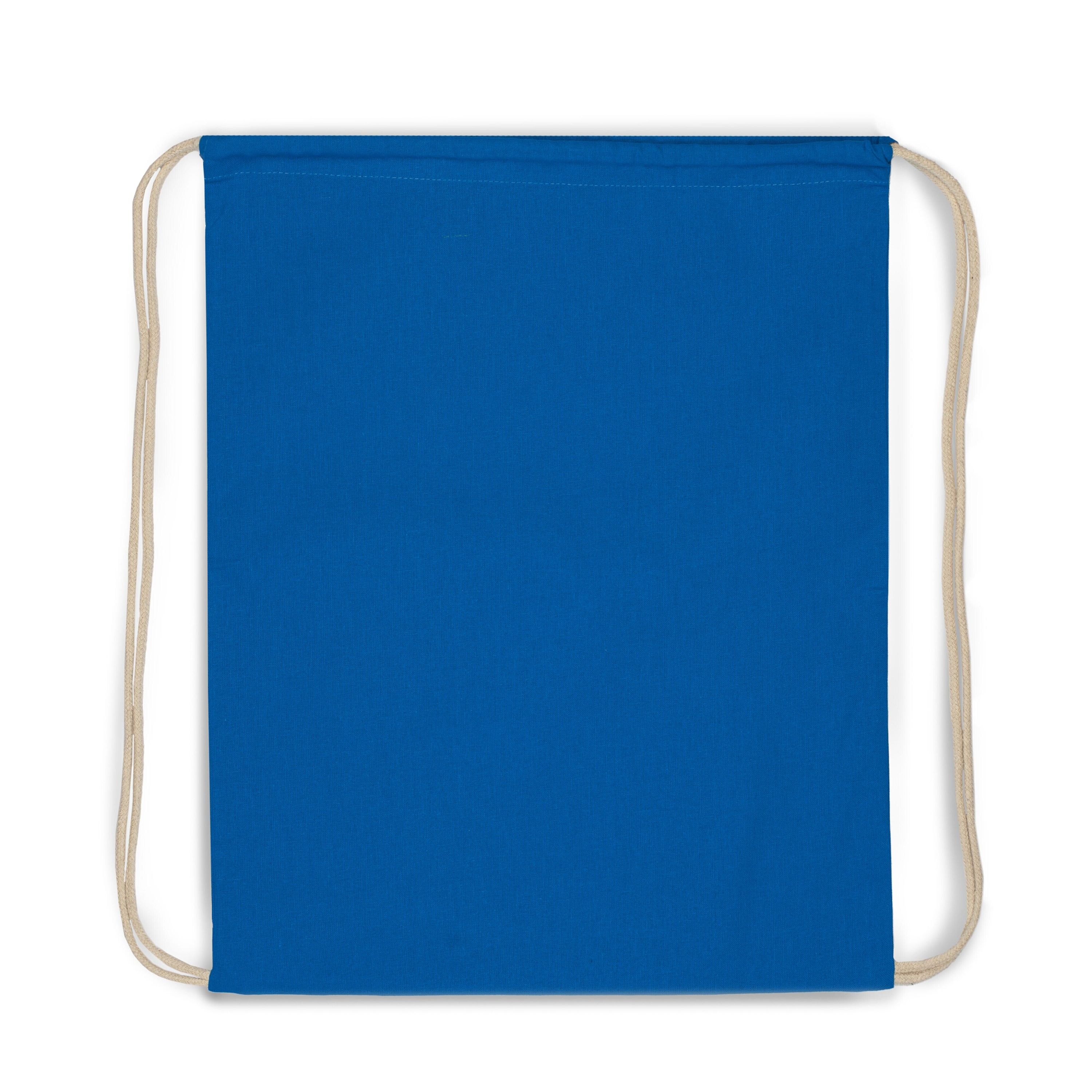 Kordelzugbeutel baumwolle OEKO-TEX® 140g/m² 35x45cm - blau-222