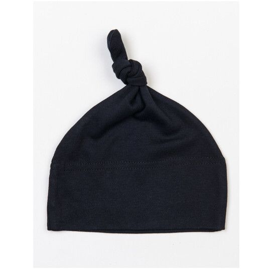Baby One Knot Hat - black-657