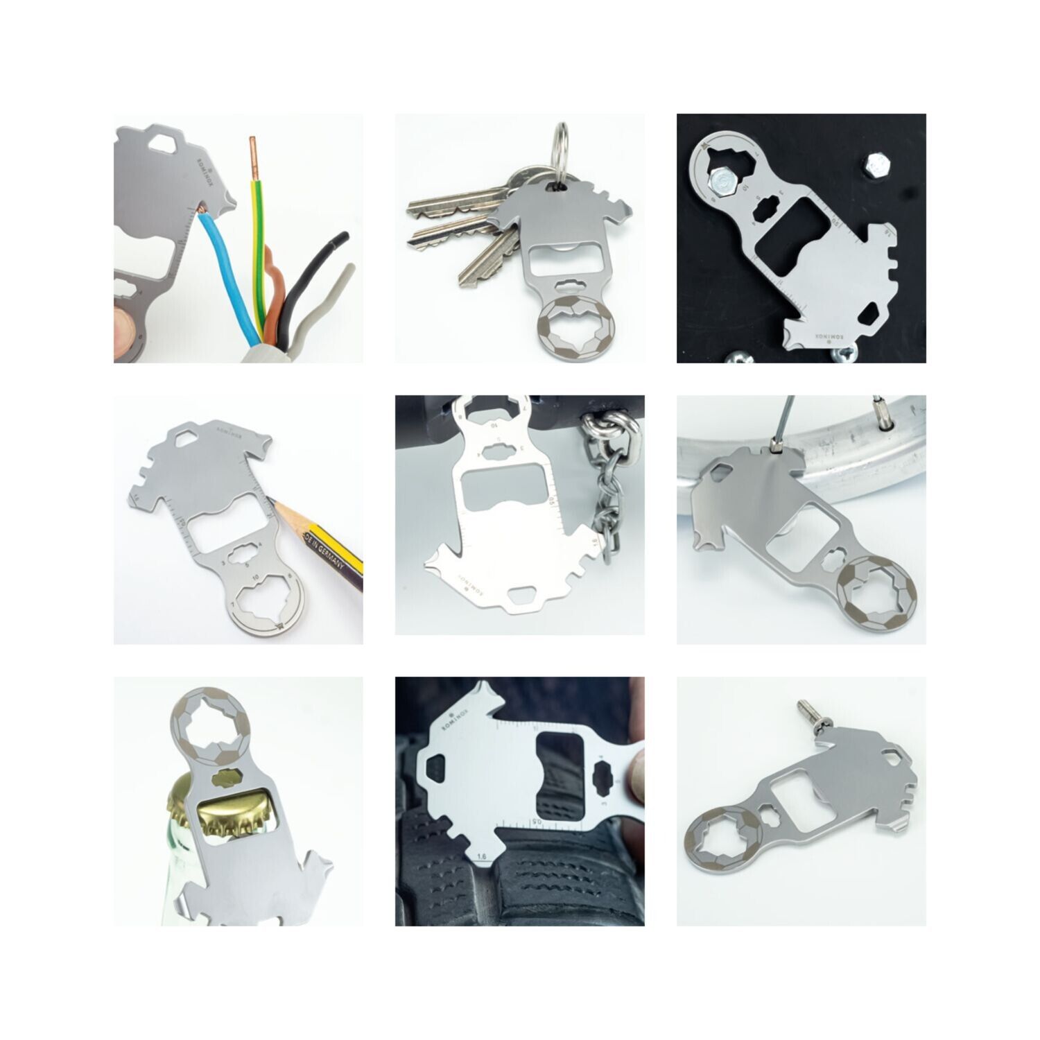 ROMINOX® Key Tool im Motiv-Mäppchen Werkzeug - Key Tool Football-58