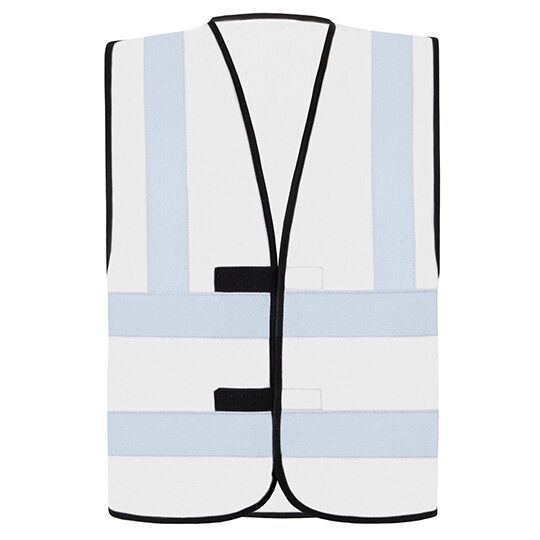 Hi-Vis Safety Vest With 4 Reflective Stripes Hannover - white-198