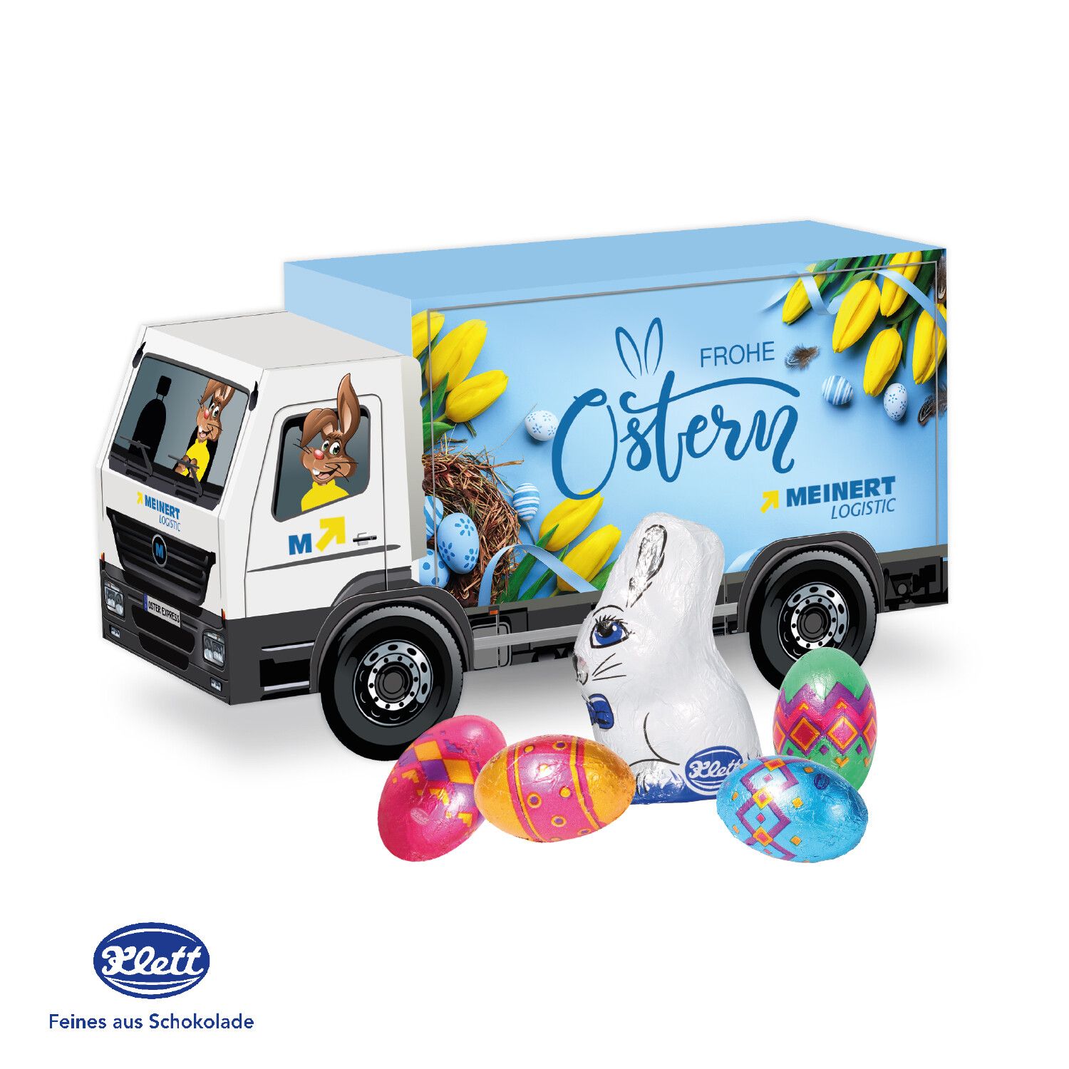 3D Präsent "Lkw" Ostern mit Schokoladenmischung von Klett-642