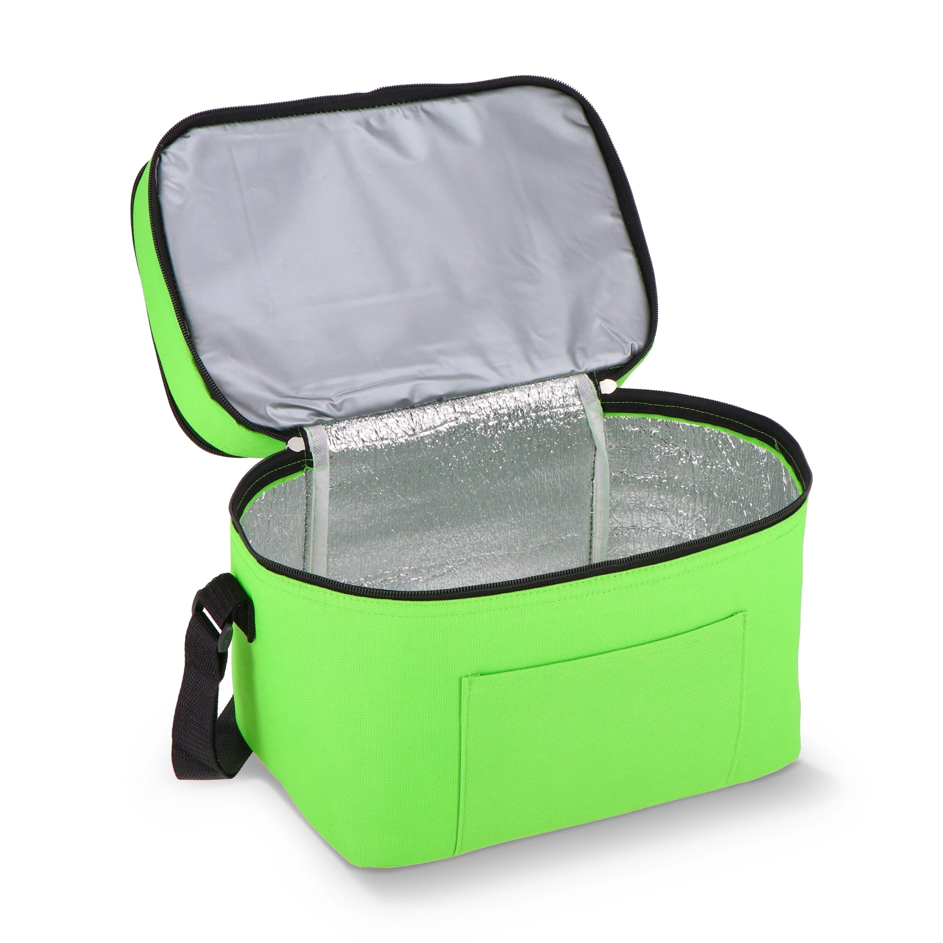 R-PET 600D Doppelfach-Kühltasche 30 x 20 x 25cm 12L - hellgrün-148