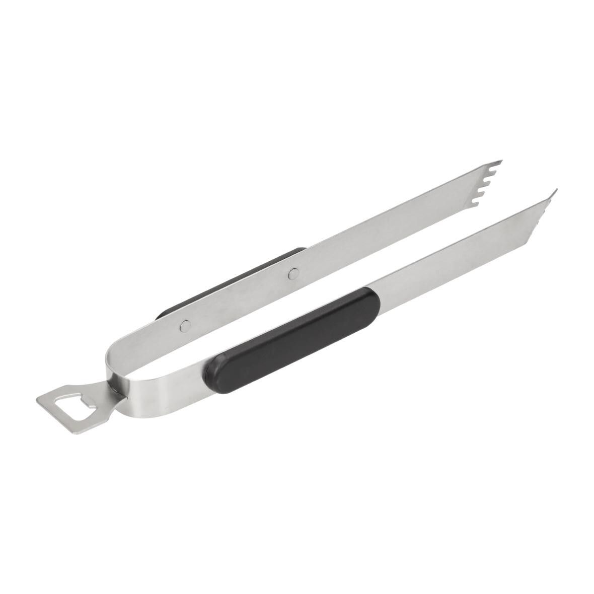 Grillzange Opener mit Kapselheber, 35 cm - grau-549