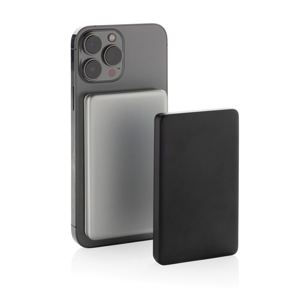 Orion 5.000mAh 5W magnetische Powerbank aus RCS rec. Alu - silber-215