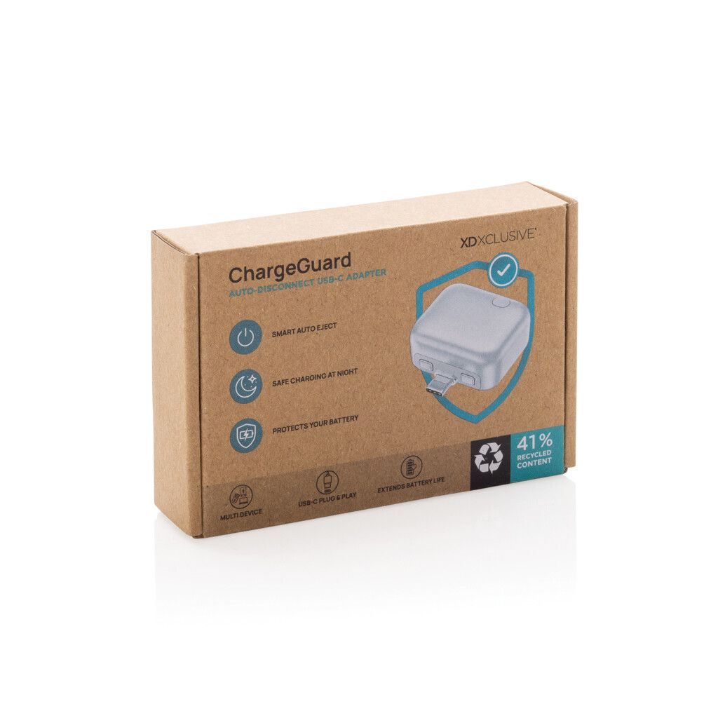ChargeGuard RCS USB-C-Adapter mit automatischer Abschaltung - silber-590