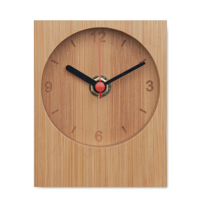 Tischuhr aus Bambus CLAMBU - holz-369