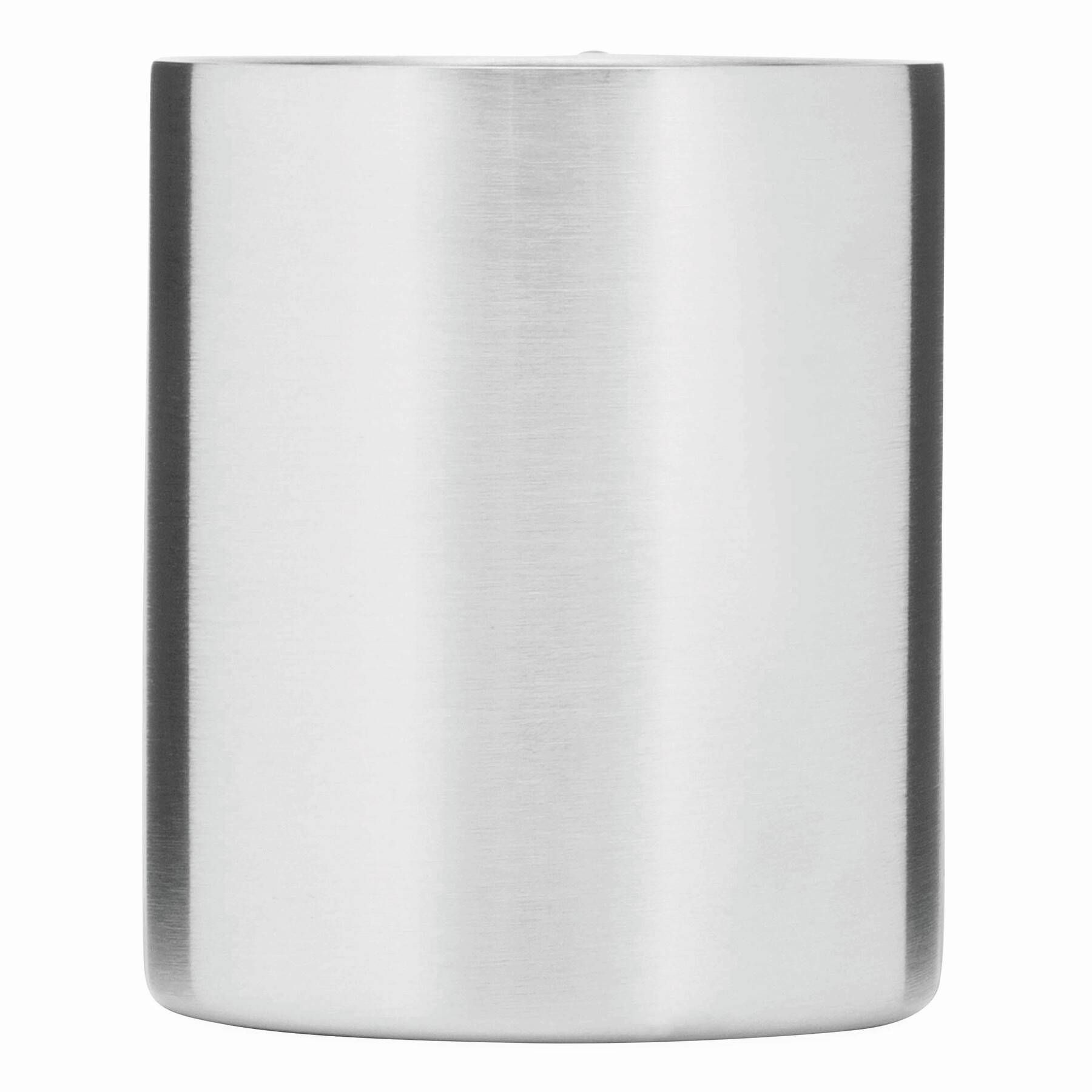 Edelstahl Becher HIKING DAY - blau - silber-905