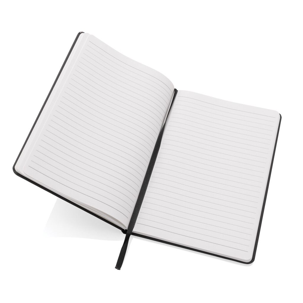 Craftstone A5 Notizbuch aus recycelt. Kraft- und Steinpapier - schwarz-66