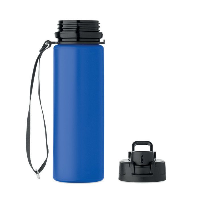 Faltbare Sportflasche Silikon LETT - königsblau-889