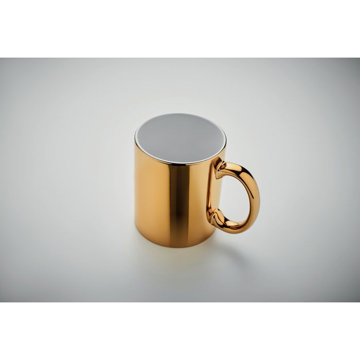 Keramikbecher metallic 300 ml HOLLY - golden-930