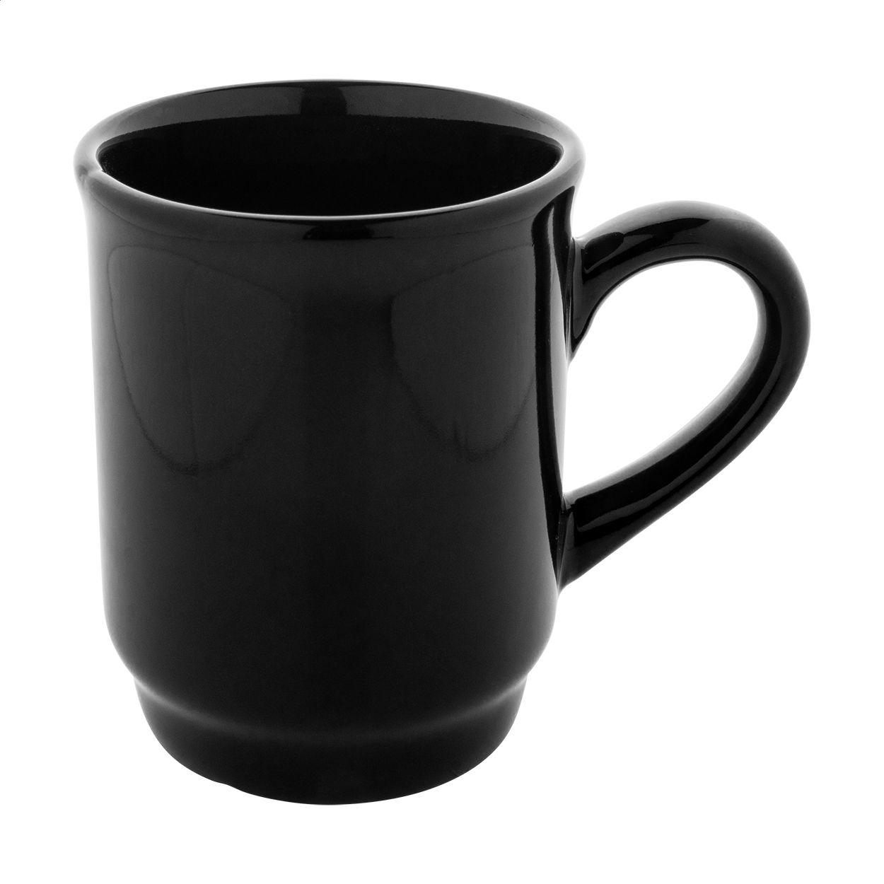 Marknad stapelbarer Keramikbecher - schwarz-786