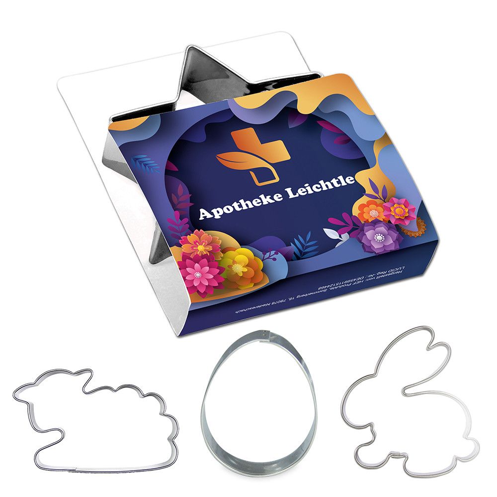 Backförmchen Single-Pack - Ostern - Hase 3 Digitaldruck Vorderseite-751