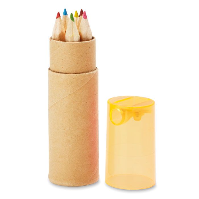 Buntstifte-Set PETIT LAMBUT - transparent orange-512
