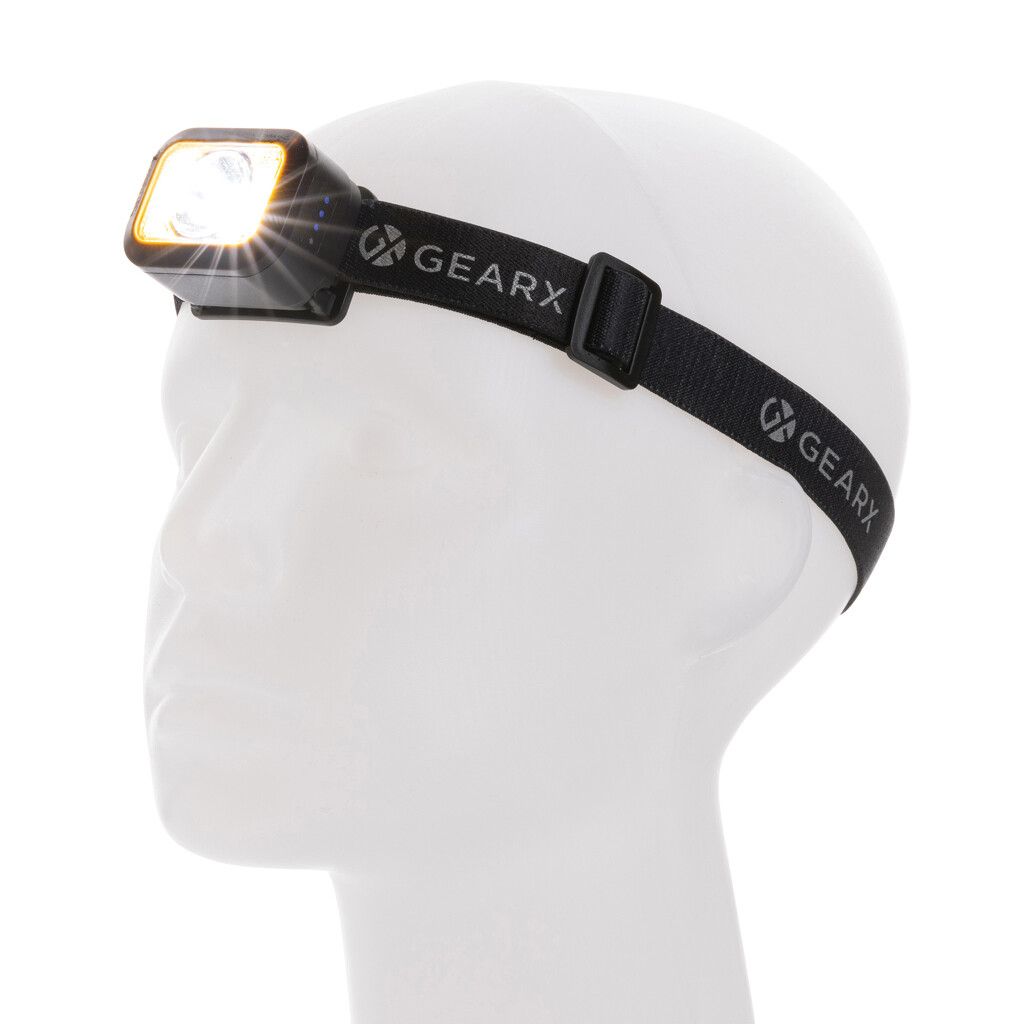 Gear X Hochleistungs-Kopflampe aus RCS rPlastik - schwarz-931