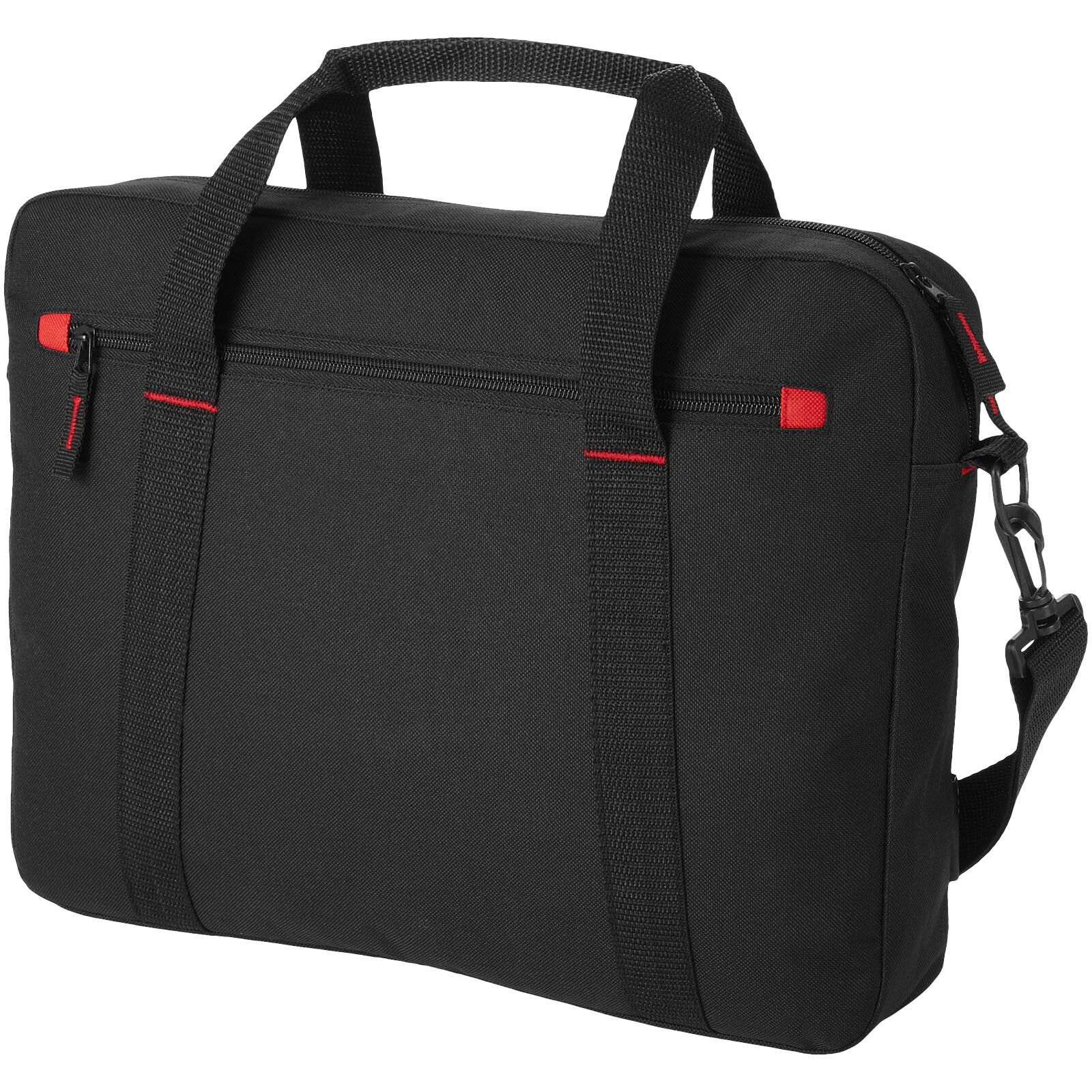Vancouver 15,4" Laptop-Konferenztasche 6L - schwarz -  rot-265