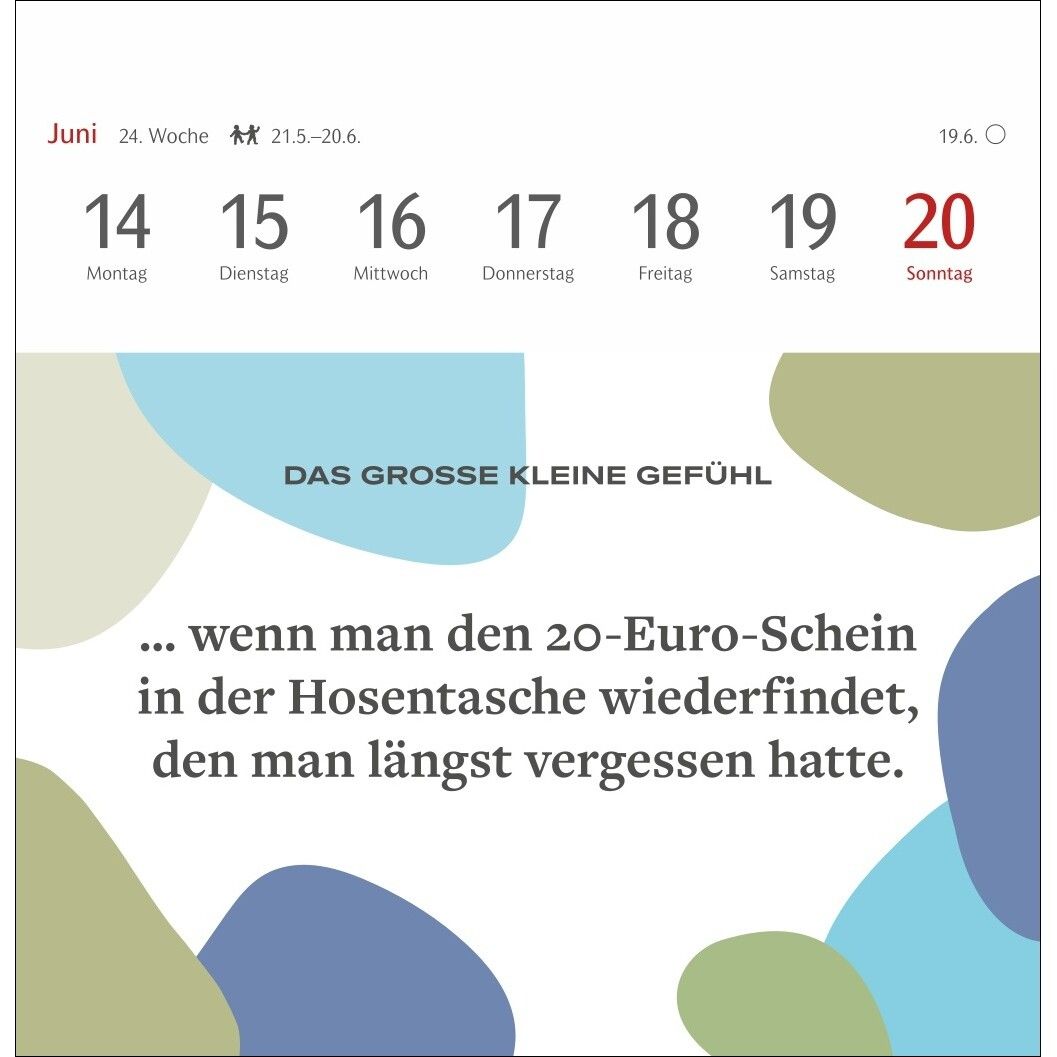 Das große kleine Gefühl Premium-Postkartenkalender-753