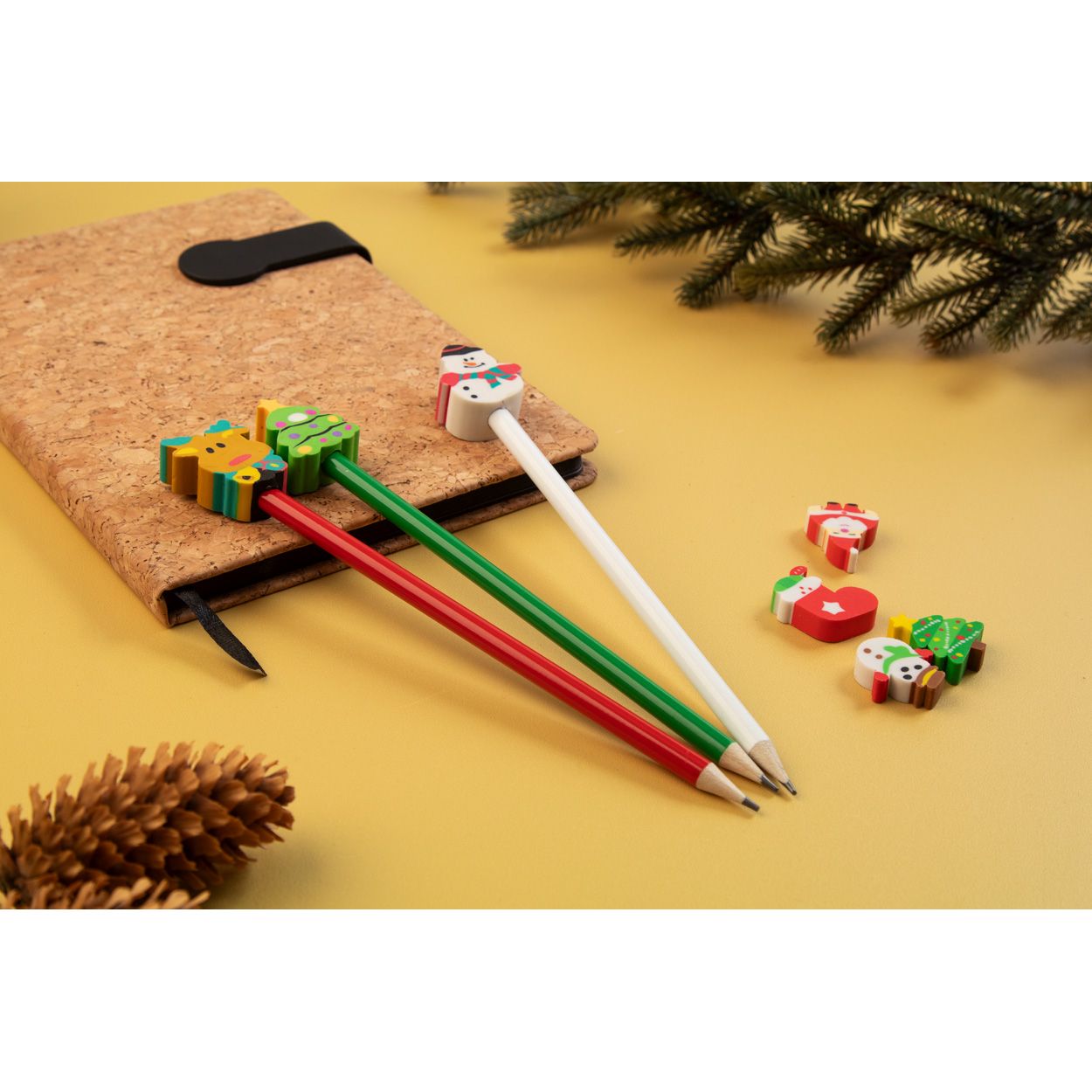 Ramsvika Bleistift mit Weihnachtsfigur, Rentier - rot-424