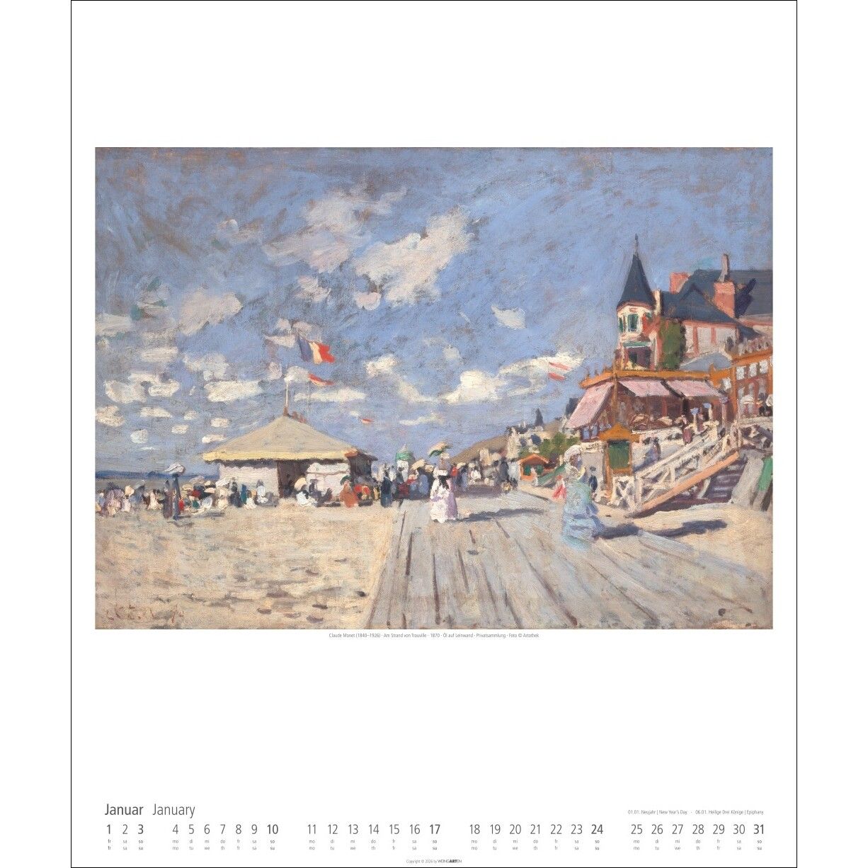 Claude Monet - Kunst & Kultur Kalender-748