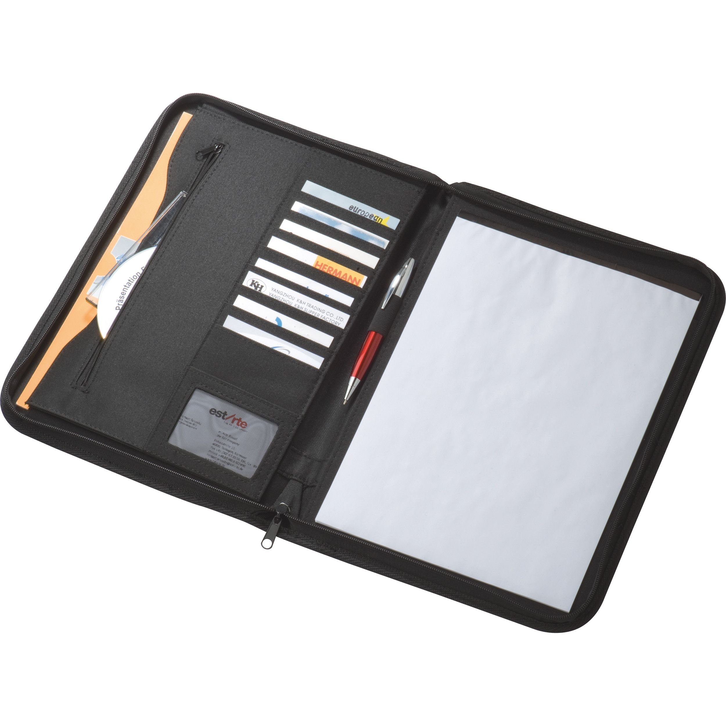 A4 Businessmappe Panama - schwarz-374
