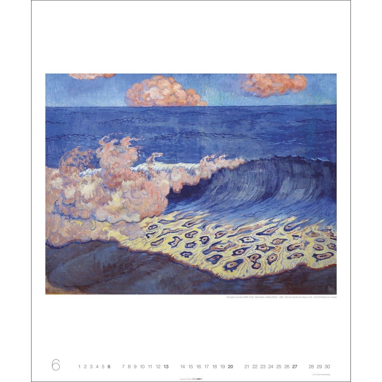 Kunst in Blau Edition - Kunst & Kultur Kalender-994