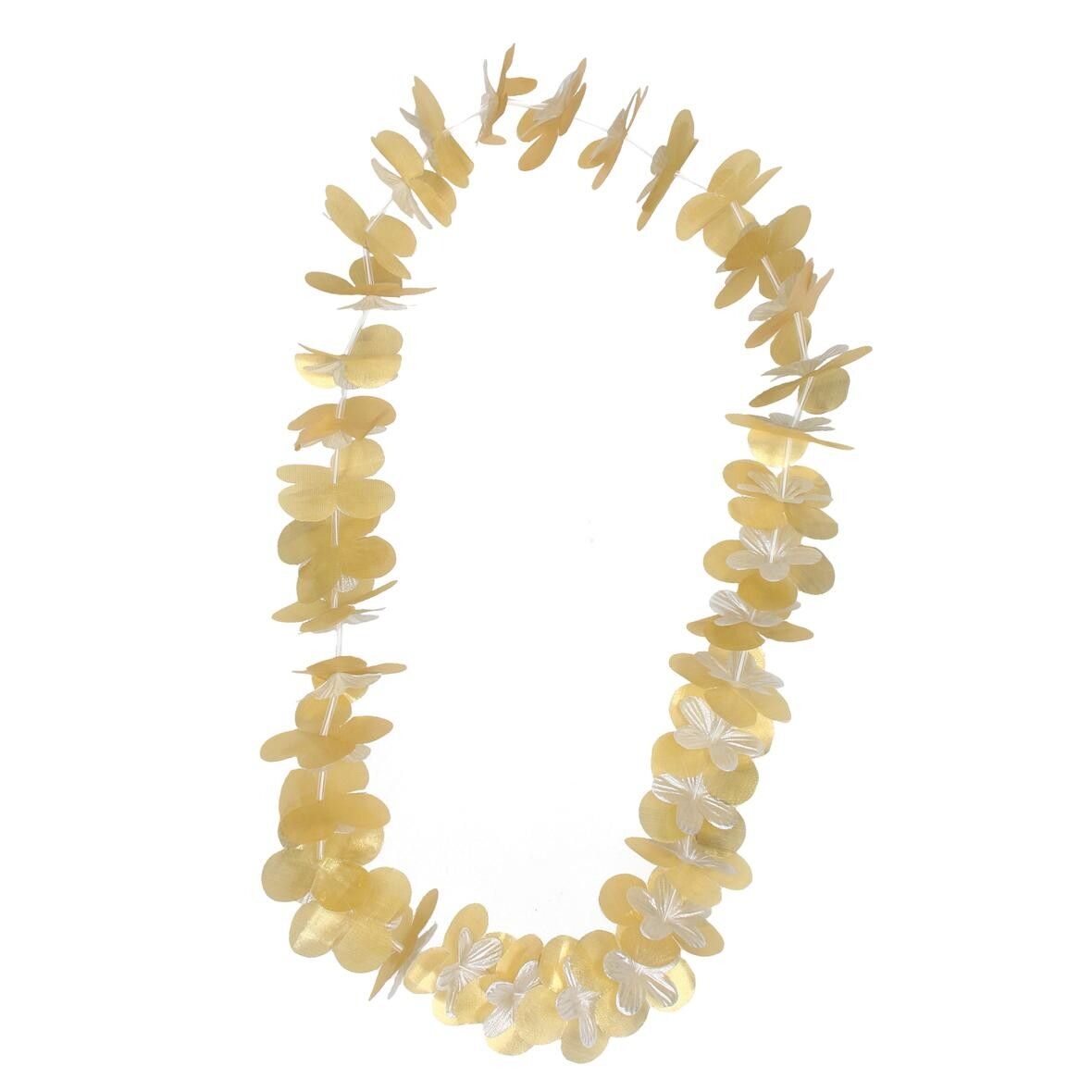 Blumenkette Flor - gold - silber-285