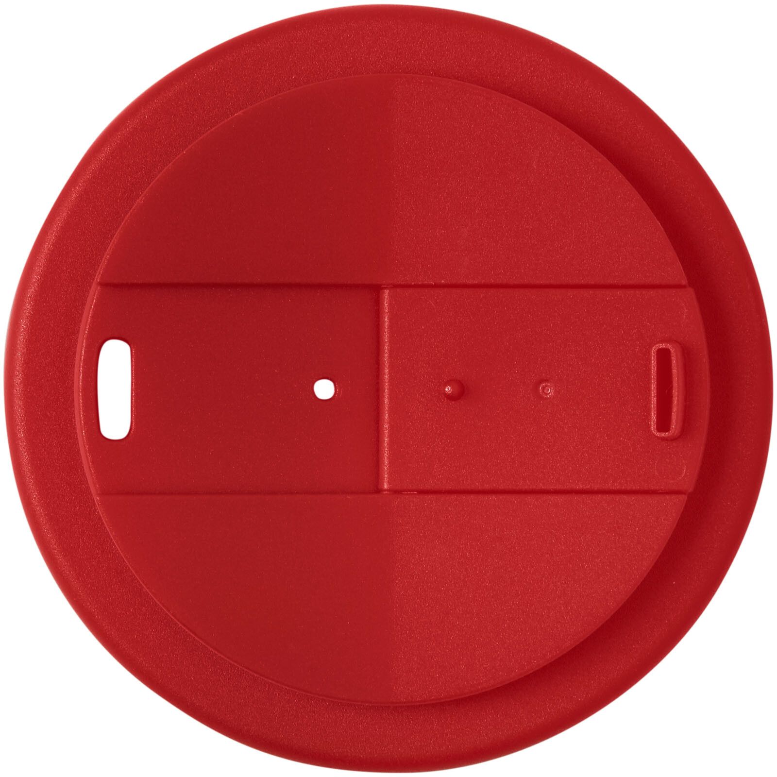 Americano 350 ml recycelter Becher mit auslaufsicherem Deckel - rot-509