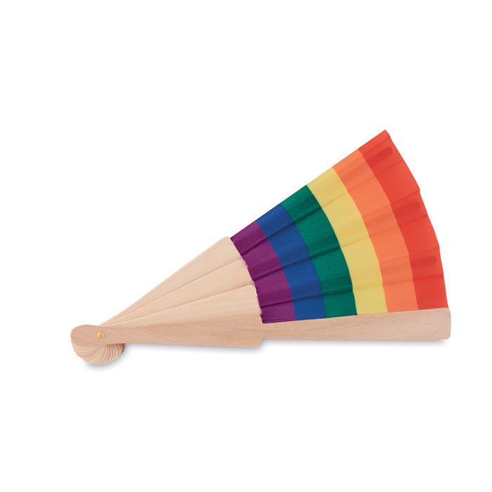 Fächer regenbogenfarbig BOWFAN - multicolour-830