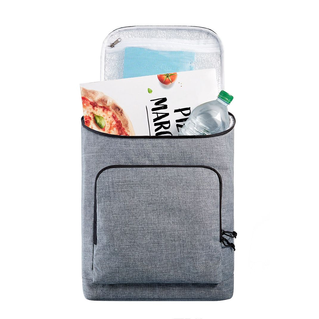 Kühl-Rucksack TREND - grau meliert-868