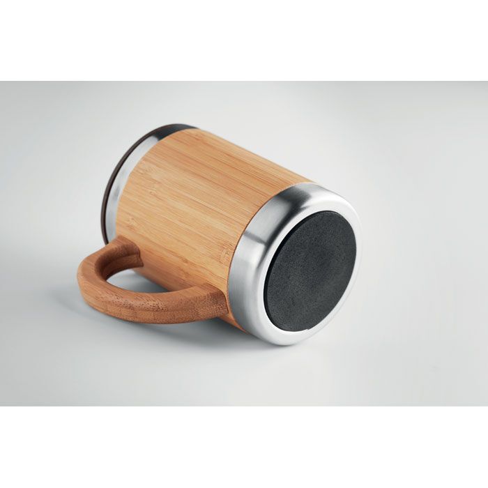 Doppelwandiger Trinkbecher MOKKA - holz-998