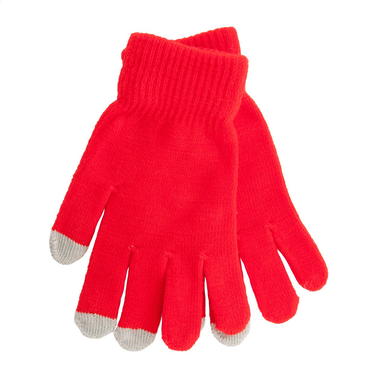 Touchscreen Handschuhe Actium - rot - grau-235