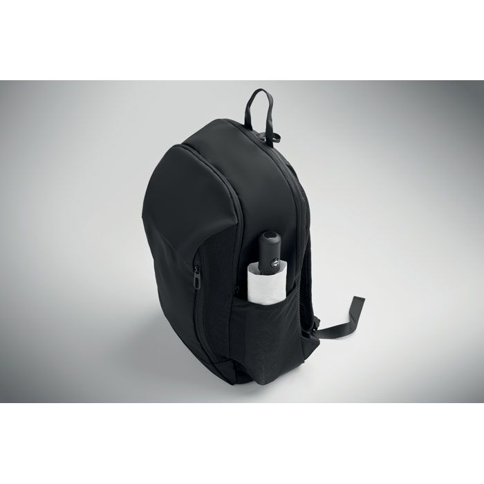 15" Laptop-Rucksack PU KOROVIN - schwarz-619