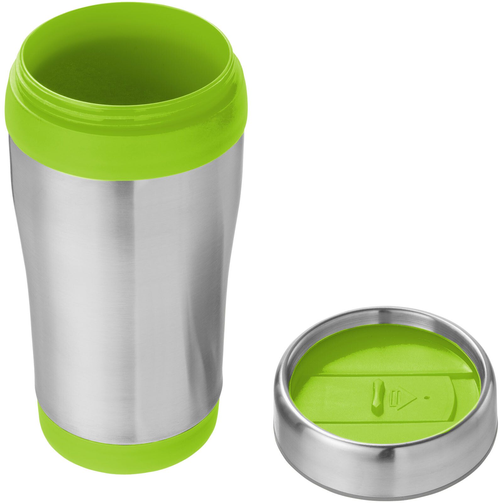 Elwood 410 ml Isolierbecher - silber -  lindgrün-637